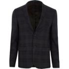 River Island Mens Check Super Skinny Fit Suit Jacket