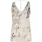River Island Womens Satin Floral Print Cami Top