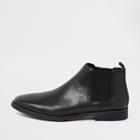 River Island Mens Leather Pointed Toe Chelsea Boots