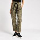 River Island Womens Camo Tie Wasited Utility Trousers
