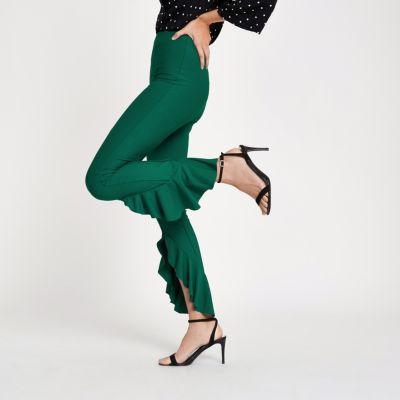 River Island Womens Frill Hem Trousers