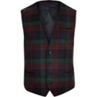 River Island Mensdark Vito Wool-blend Plaid Vest