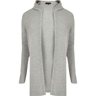 River Island Menslight Waffle Cardigan