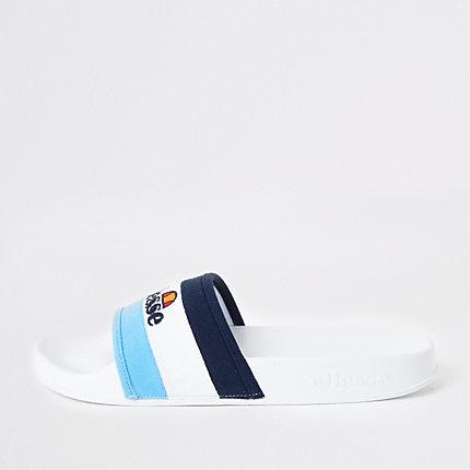 River Island Mens Ellesse Stripe Sliders