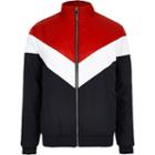 River Island Mens Chevron Funnel Neck Padded Jacket