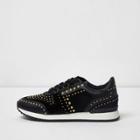 River Island Womens Studded Runner Trainers