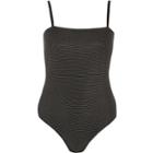 River Island Womens Metallic Square Neck Cami Bodysuit