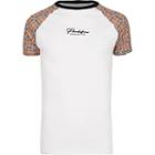 River Island Mens White Prolific Check Raglan Muscle T-shirt