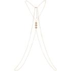 River Island Womens Gold Tone Disc Front Body Harness