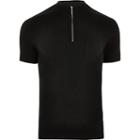 River Island Mens Muscle Fit Zip Turtle Neck T-shirt