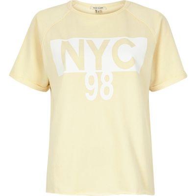 River Island Womens 'nyc' Print T-shirt