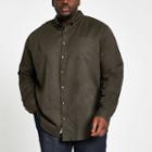 River Island Mens Big And Tall Linen Long Sleeve Shirt