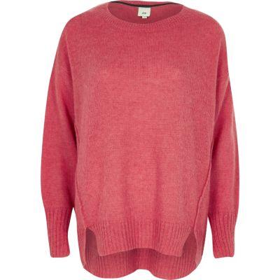 River Island Womens Crew Neck Mohair Sweater