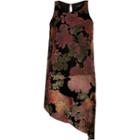 River Island Womens Floral Print Asymmetric Tank