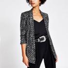 River Island Womens Sequin Pinstripe Blazer