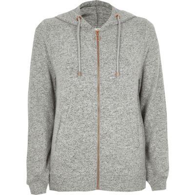 River Island Womens Cosy Lounge Zip-up Hoodie