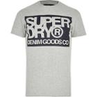 River Island Mens Superdry Logo Short Sleeve T-shirt