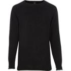 River Island Mens Raw Edge Chenille Knit Sweater