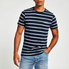 Mens Jack And Jones Stripe Printed T-shirt