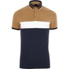 River Island Mens Slim Fit Blocked Polo Shirt