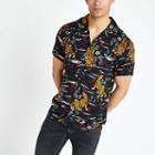 River Island Mens Only And Sons Tiger Print Shirt