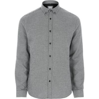 River Island Mens Check Slim Fit Button-down Shirt