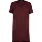 River Island Womens Panel Pocket T-shirt Dress