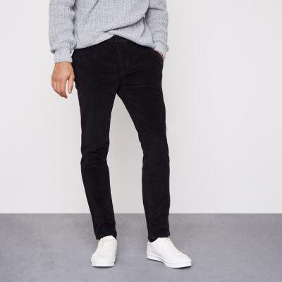 River Island Mens Cord Skinny Smart Pants
