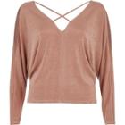 River Island Womens Shoulder Strappy Batwing Top