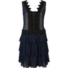 River Island Womens Tiered Pleated Dress