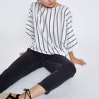 River Island Womens Stripe Knot Side Shirt
