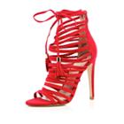 River Island Womens Strappy Lace-up Stiletto Heels