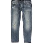 Mens Levi's Slim Tapered Ripped Jeans