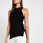 River Island Womens Turtle Neck Cut Away Tank