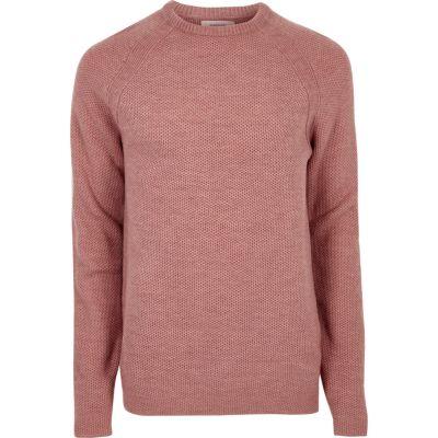 River Island Menspink Soft Sweater