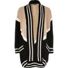 River Island Womens Block Print Shawl Neck Cardigan