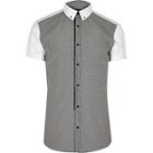 River Island Mens Contrast Back Slim Fit Shirt