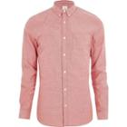 River Island Mens Muscle Fit Oxford Shirt