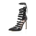 River Island Womens Leather Lace-up Strappy Heels