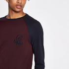 River Island Mens 'r96' Muscle Fit Long Sleeve T-shirt