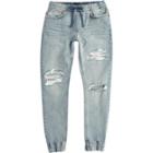 River Island Mens Ripped Jogger Jeans