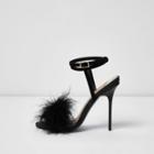 River Island Womens Feather Stiletto Sandals