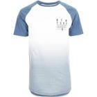 River Island Mens Faded Print Raglan T-shirt