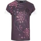 River Island Mens Floral Print Slim Fit Crew T-shirt