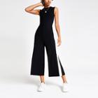 River Island Womens Mono Ribbed Jersey Jumpsuit