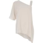 River Island Womens One Shoulder Asymmetric T-shirt