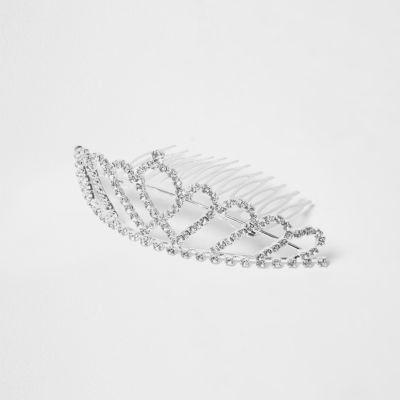 River Island Girls Silver Embellished Tiara