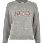 River Island Womens Knit 'squad' Sequin Sweater
