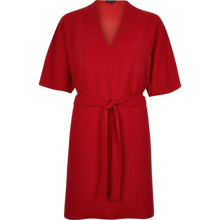 River Island Womens Kimono Belted Swing Dress
