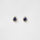 River Island Womens Gold Tone Teardrop Stud Earrings